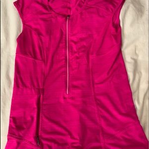 Athleta zip up sleeveless top